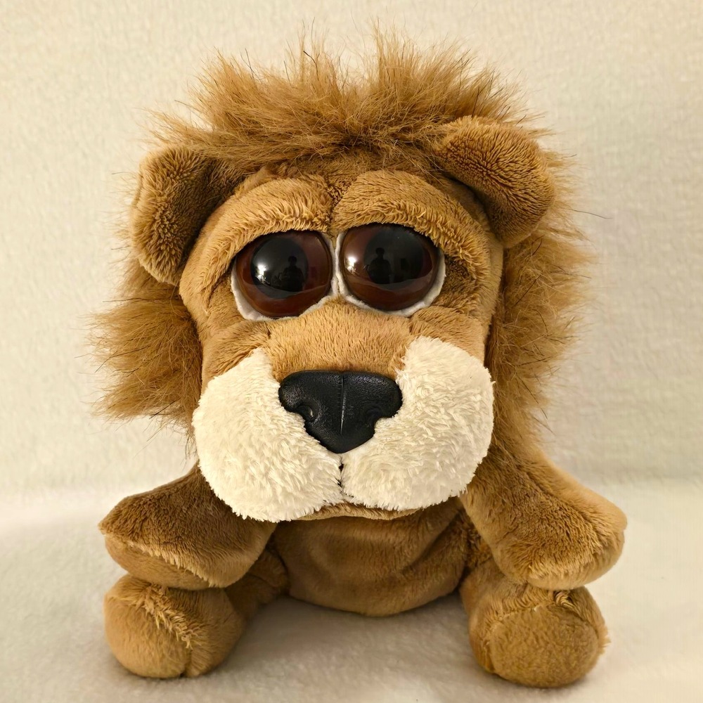 Russ Carnie Lion Plush Bean Bag Stuffed Animal Small
